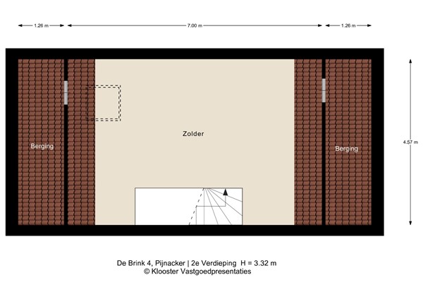 Plattegrond - De Brink 4, 2641 BW Pijnacker - 2e Verdieping.jpg